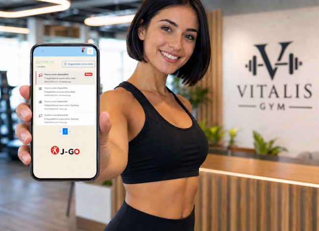 J-GO: app controllo accessi palestre e wellness