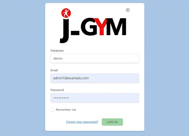 J-GYM© software controllo accessi cloud per palestre