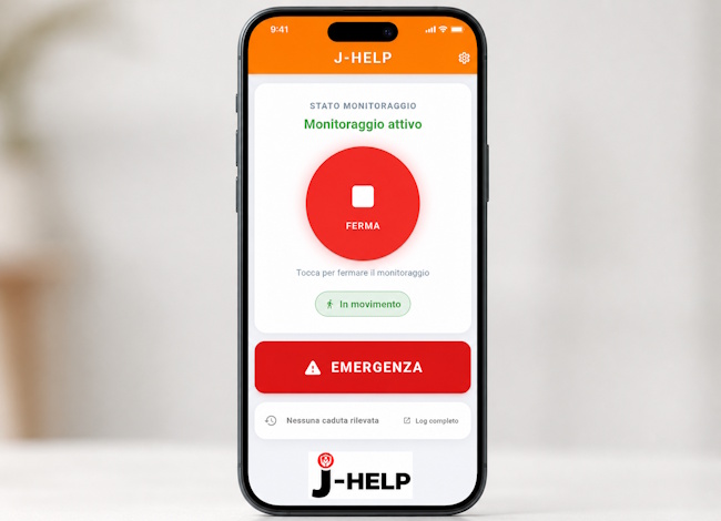 J-HELP© – App Uomo a Terra Man Down Android per Lavoratori IsolatiEN