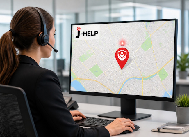 J-HELP© – App Uomo a Terra Man Down Android per Lavoratori IsolatiEN