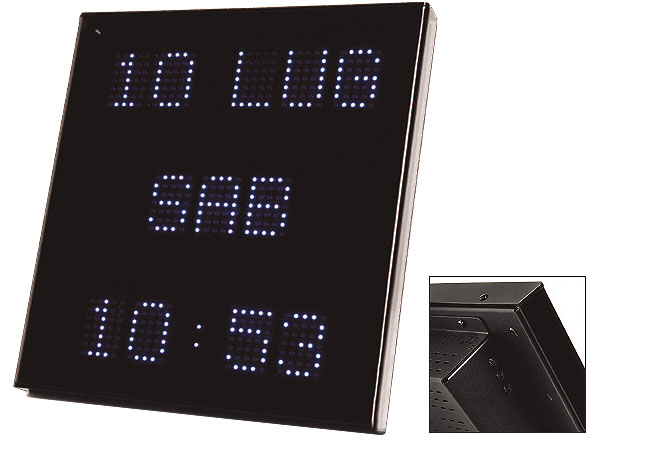 Display e Datari, Orologi Datari, SIRIO: orologio calendario sincronizzato  con Tbs4000rf