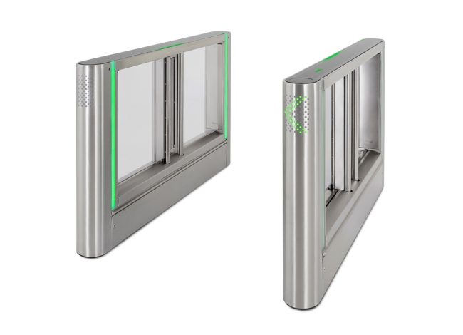 Mobile glass turnstiles