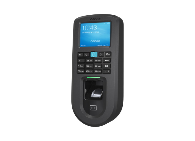 Linux ad alte prestazioni card rfid e PIN Tcp//ip PoE e Wi-fi. LCD 2,4 Anviz VF30 Pro controllo accessi: biometrico