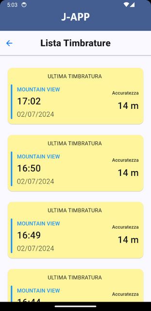 J-APP�: App Rilevazione Presenze iOS/Android con GPS, Cedolini, Giustificativi