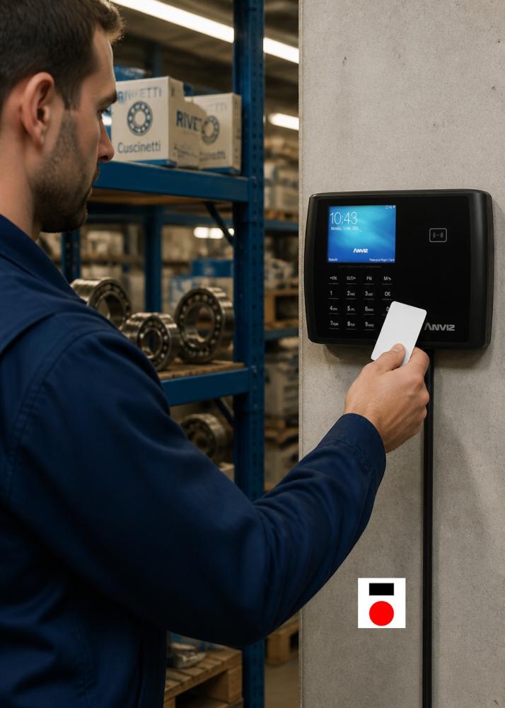 Software rilevazione presenze on-prem e terminale Anviz per il manifatturiero meccanico bolognese