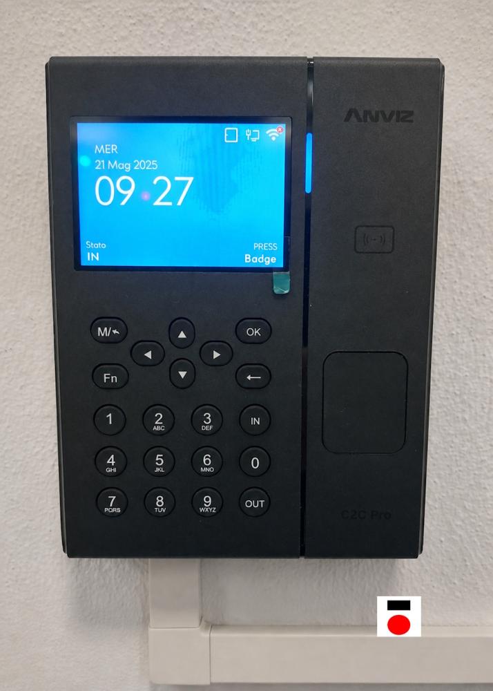 Impianto di Rilevazione e Controllo Accessi Installato