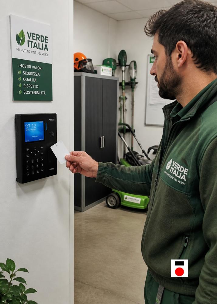 Rilevazione presenze Bologna per azienda del verde con software on-prem
