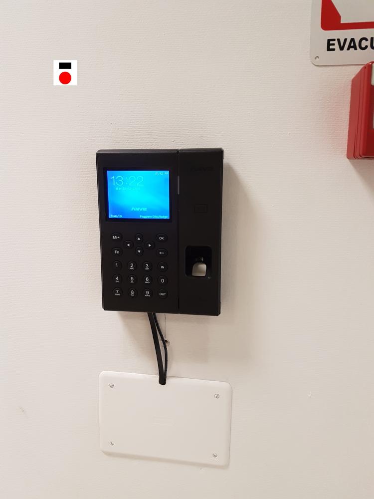 Struttura dell’impianto di rilevazione presenze e controllo accessi 