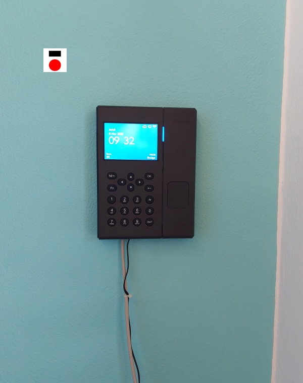 Struttura del sistema di rilevazione presenze installato