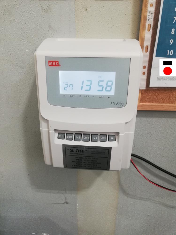 L'Impianto Installato: Sistema Dual-Site con Timbracartellini MAX2700
