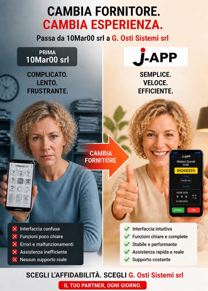 App rilevazione presenze Bizneo: alternativa italiana con APP G. Osti Sistemi srl