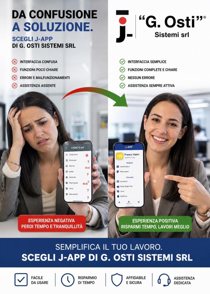 TeamSystem o G. Osti Sistemi: guida all'app rilevazione presenze e controllo accessi